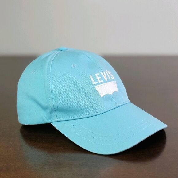 Levi\'s Strauss Women\'s Blue White Dad Hat Cap New main image 7